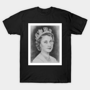 Pencil Portrait Artwork by Benita Jayne T-Shirt